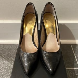 Michael Kors, Black Leather Pump — size 8.5